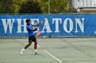 Men's Tennis vs Stonehill  Wheaton College Men's Tennis vs Stonehill College. - Photo by: KEITH NORDSTROM : Wheaton, Tennis